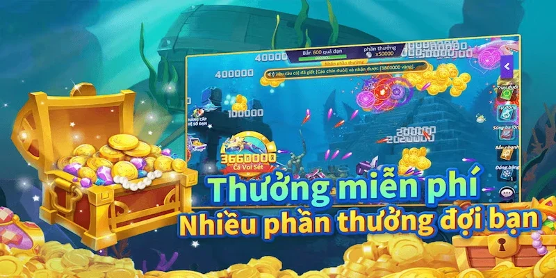 Kiếm tiền thật từ bắn cá - Cơ hội đổi thưởng hấp dẫn